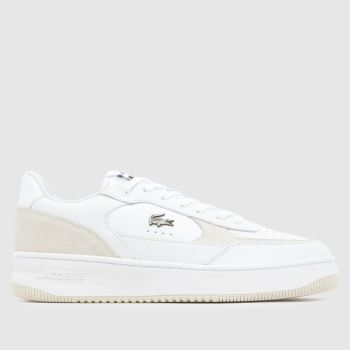Lacoste White L001 Ace Mens Trainers
