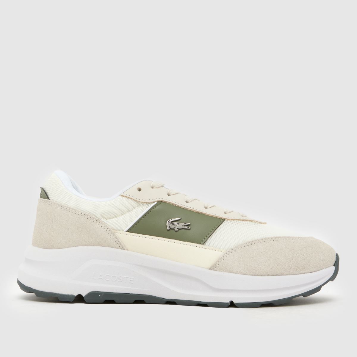Lacoste Run Set Trainers in Grey Multi