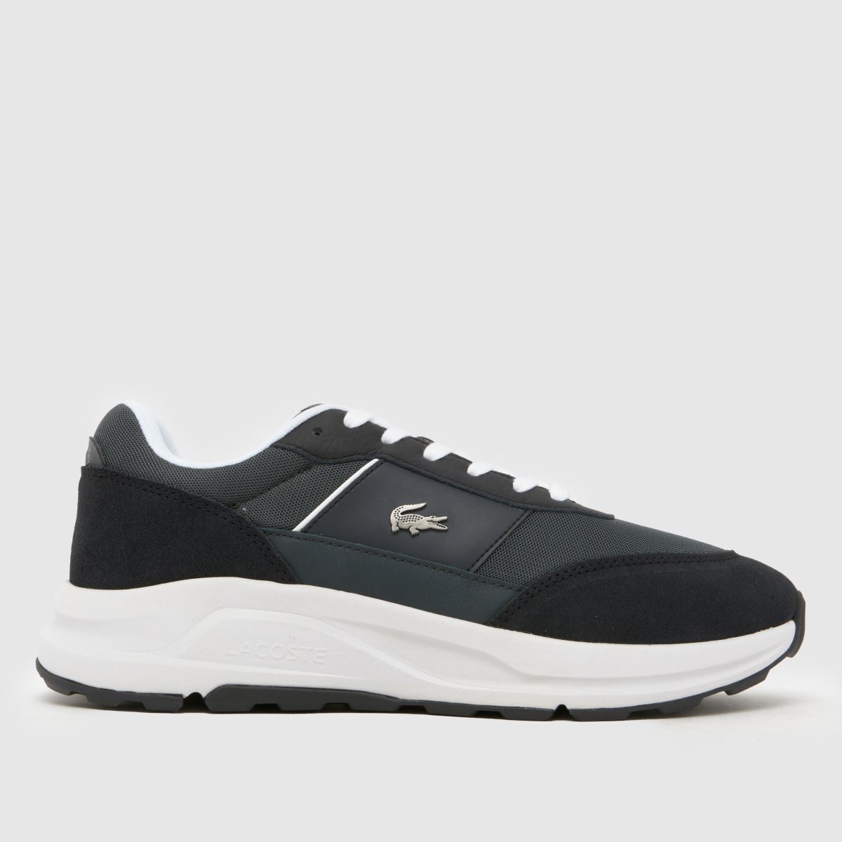 Lacoste Run Set Trainers in Black & White
