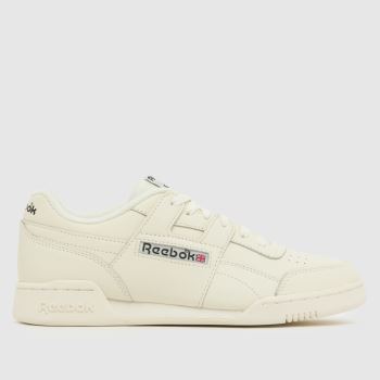 Reebok White Workout Plus Mens Trainers