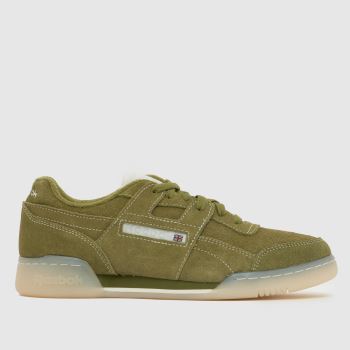 Reebok Khaki Workout Plus Mens Trainers