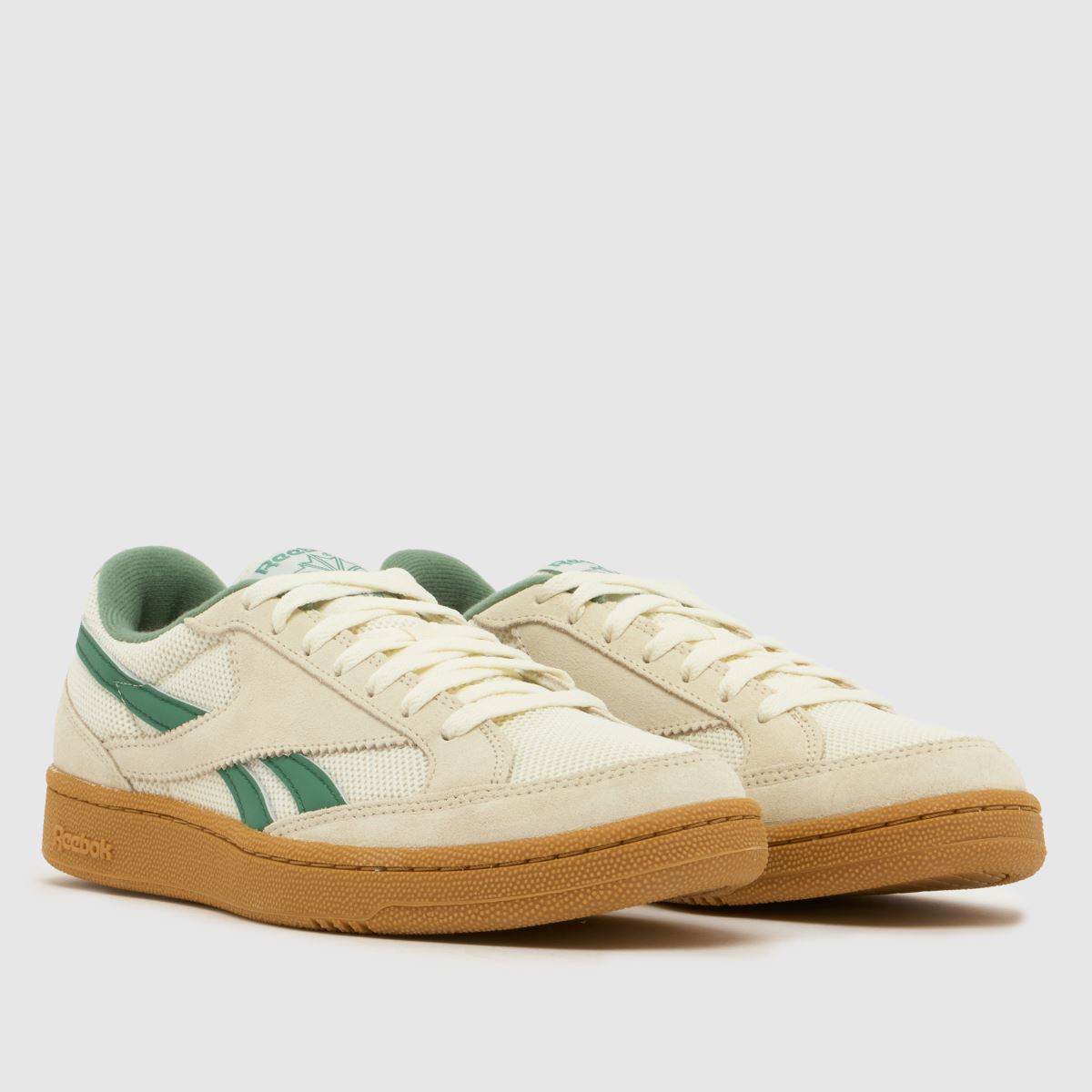 Reebok Club C Grounds 70 in White & Green Reebok Club C Grounds 70 1