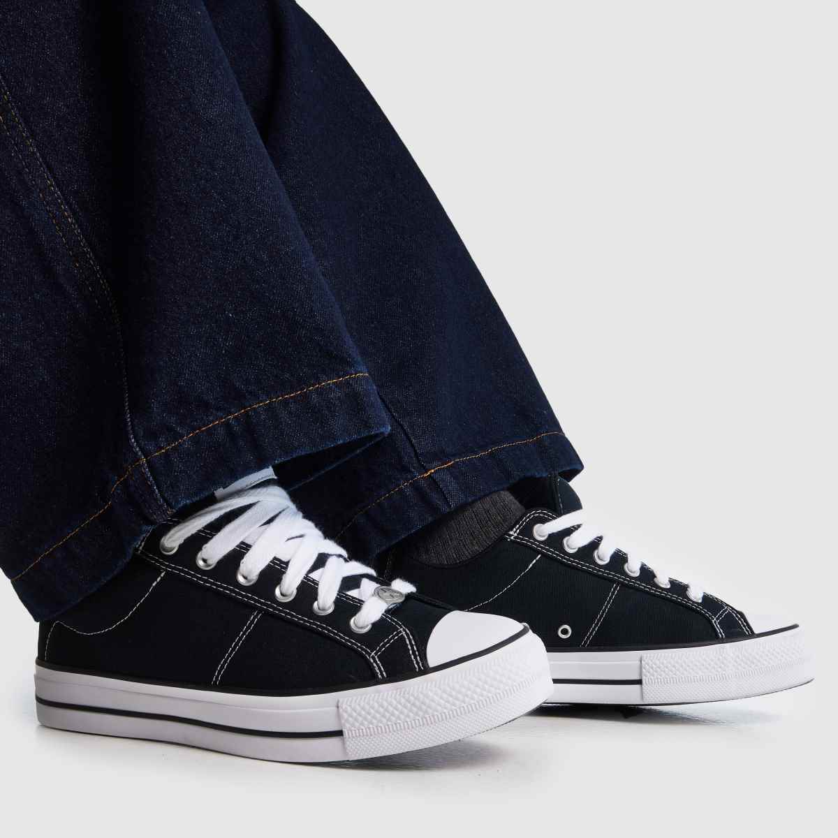 Mens Black & White Converse All Star Ox Extreme Trainers | schuh