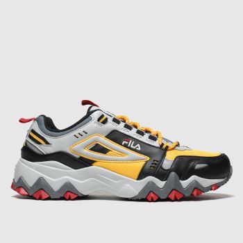 fila black & grey oakmont trail trainers fila black & grey oakmont trail trainers