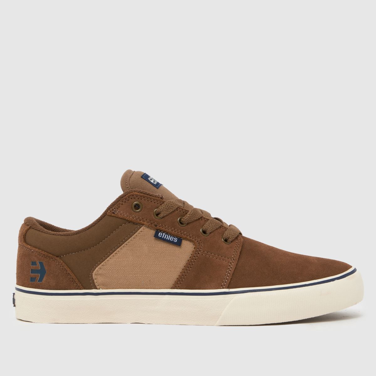 Etnies Barge LS Trainers in Beige & Brown
