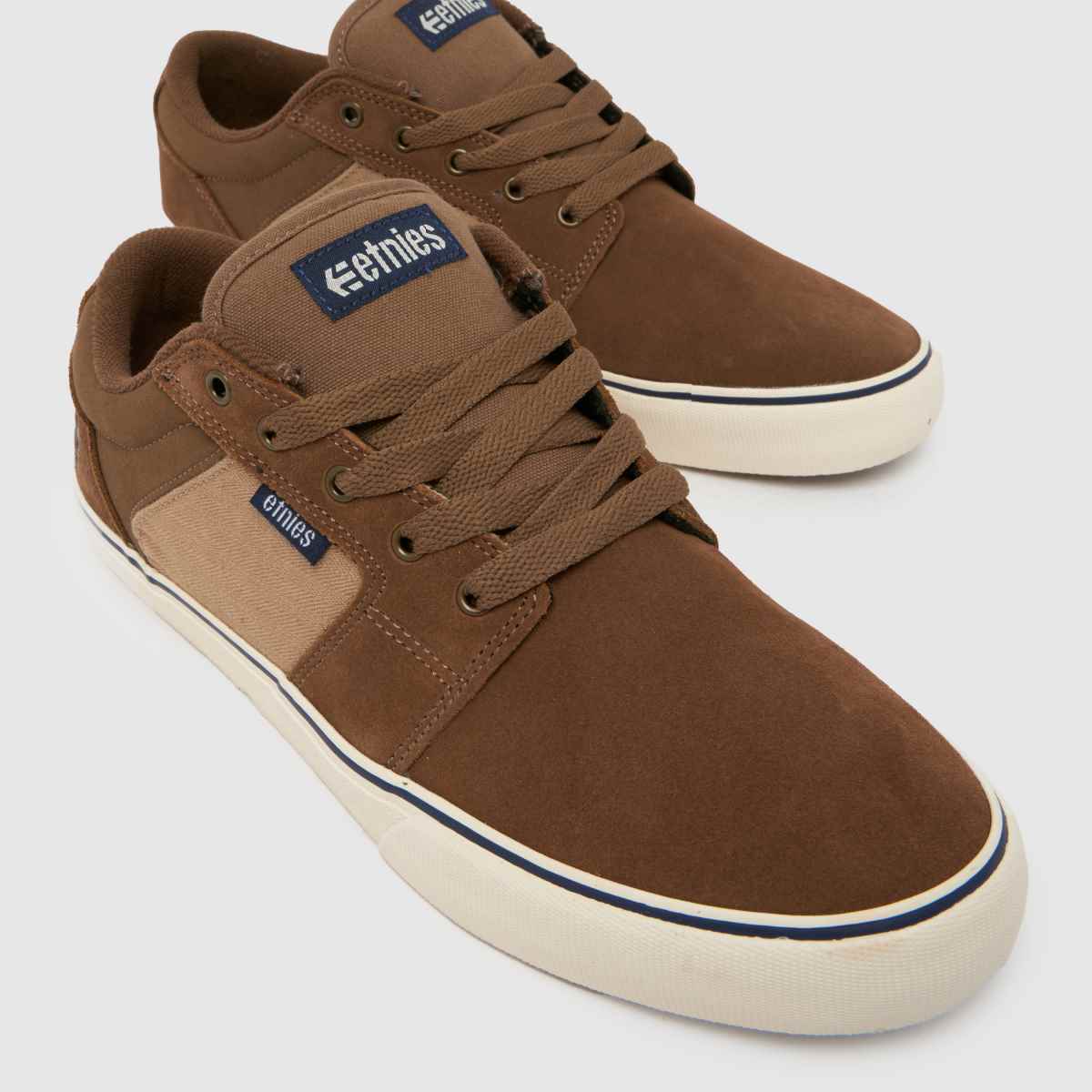 Herren Etnies Beige-braun Barge Ls Sneaker Etnies Barge LS 4