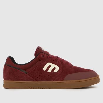Etnies Burgundy Marana Mens Trainers