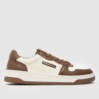 east pacific trade White & Brown Court Mens Trainers