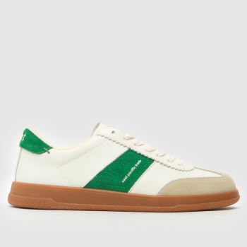 east pacific trade White & Green Santos Mens Trainers