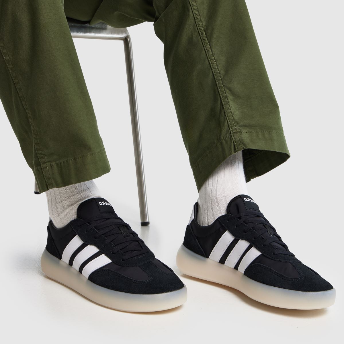 adidas Barreda Decode Lux in Black & White adidas Barreda Decode Lux 8