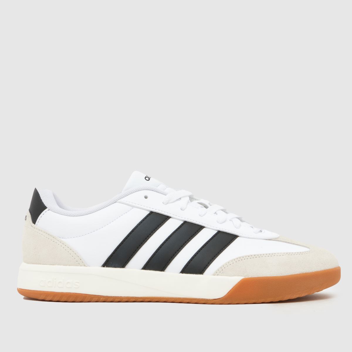 adidas VL Court FC Trainers in White & Black
