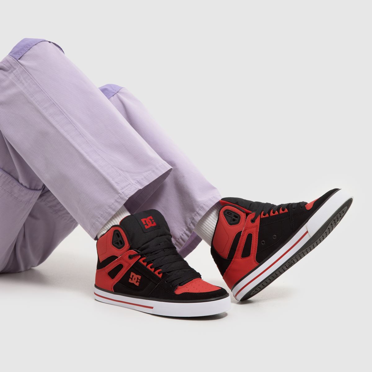 Pure High-Top Wc  in Black & Red