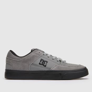DC Grey & Black Onyx Mens Trainers