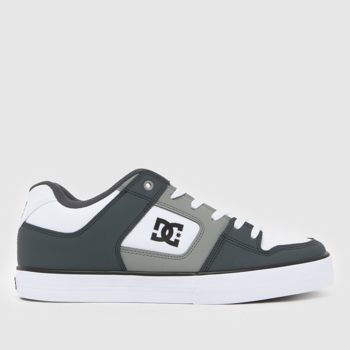 DC Pure Trainers in White Multi