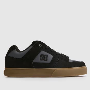 DC Black & Grey Pure Mens Trainers