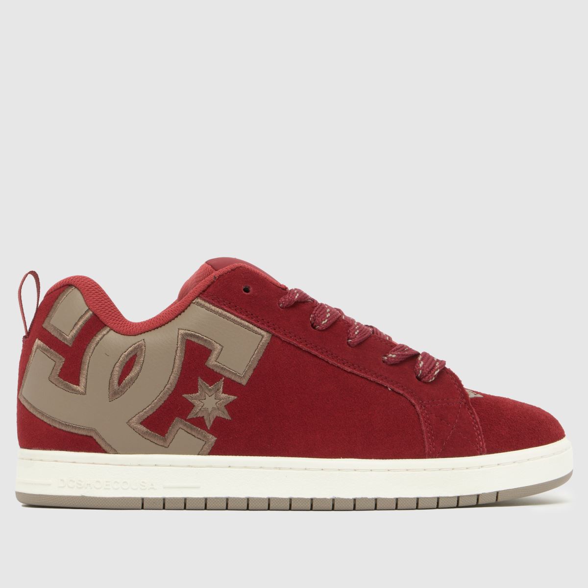 DC Court Graffik Trainers in Red Multi