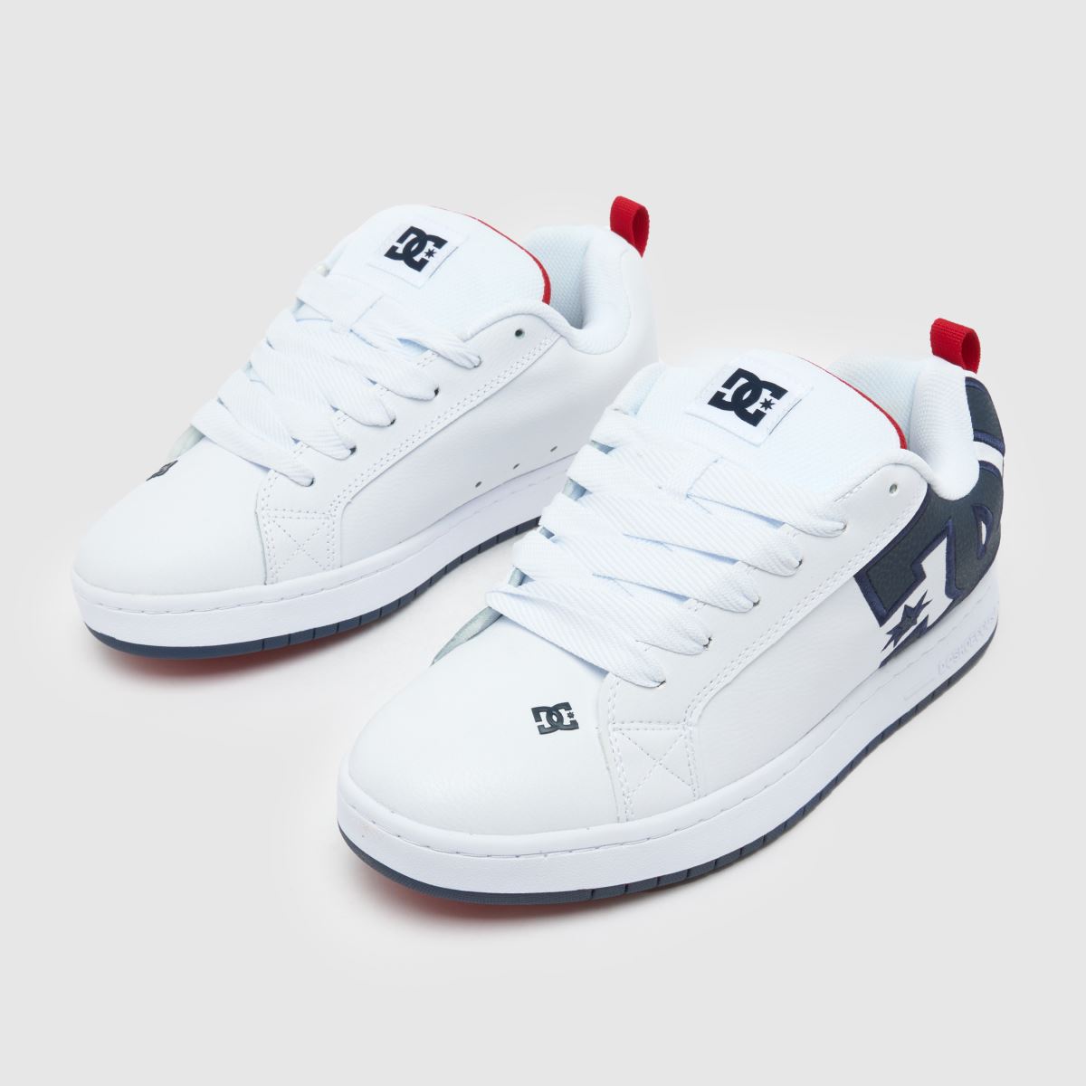 DC Court Graffik in White & Navy DC Court Graffik 4