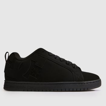 DC Black Court Graffik Mens Trainers