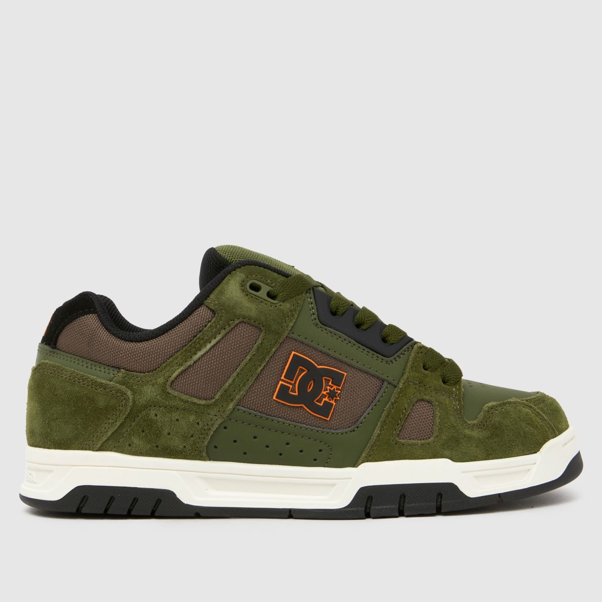 DC Stag Trainers in Green Multi
