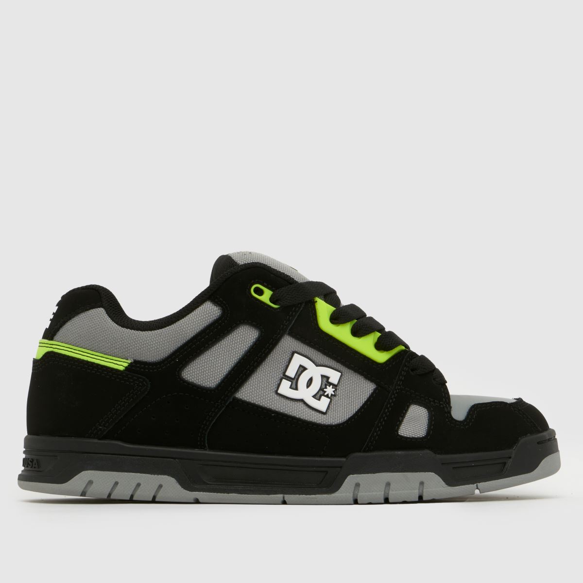 DC Stag Trainers in Black & Grey