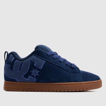 DC Navy Multi Court Graffik Mens Trainers