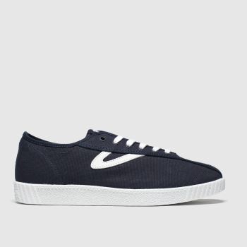 Tretorn navy & white nylite canvas trainers Tretorn navy & white nylite canvas trainers