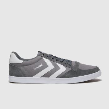 hummel grey stadil slim trainers hummel grey stadil slim trainers