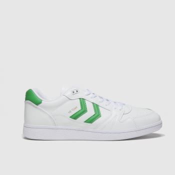 hummel white & green handball trainers hummel white & green handball trainers