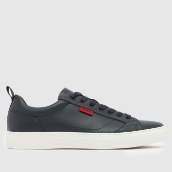 HUGO Navy & White Morrie Mens Trainers