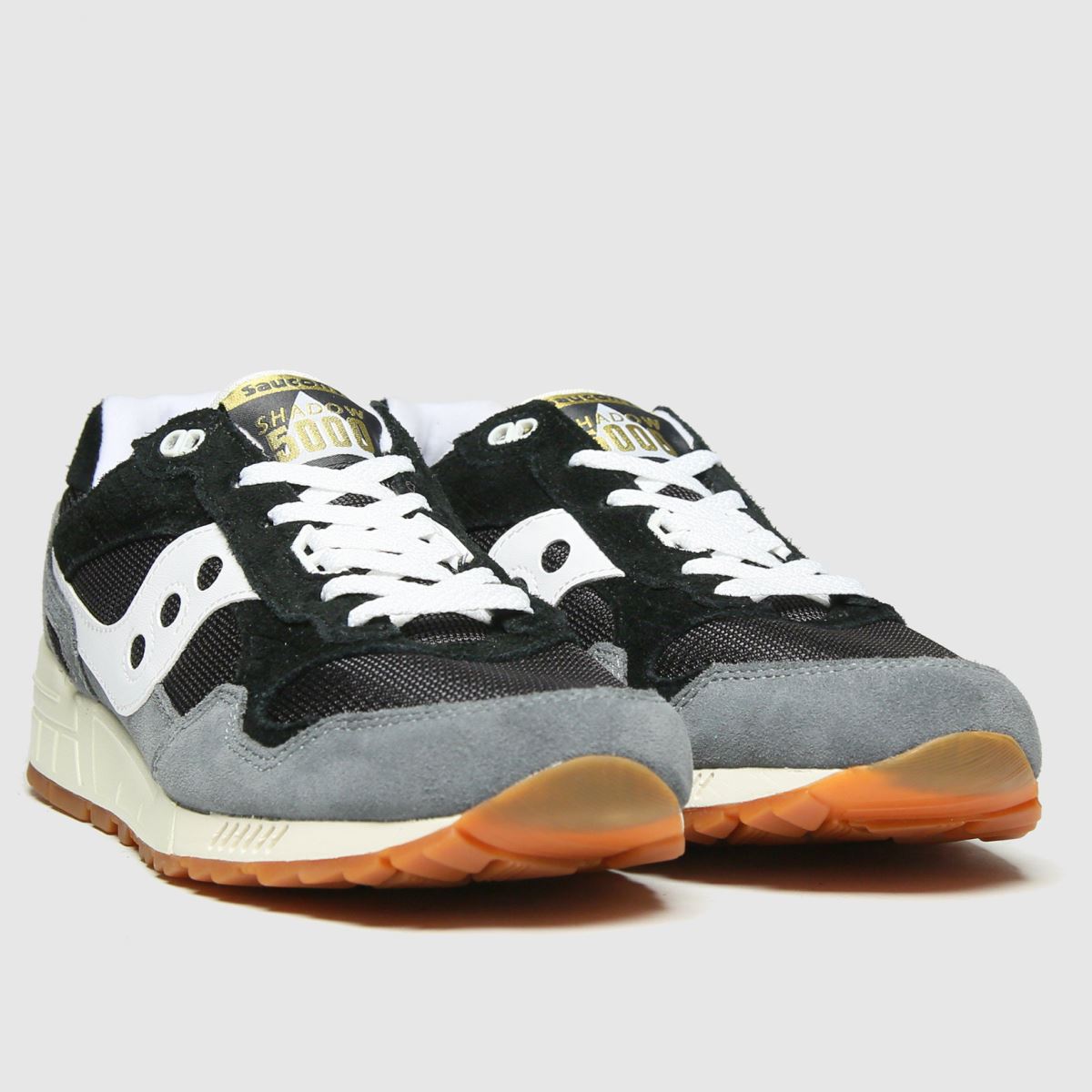 men's saucony shadow 5000 albino and preto black and grey
