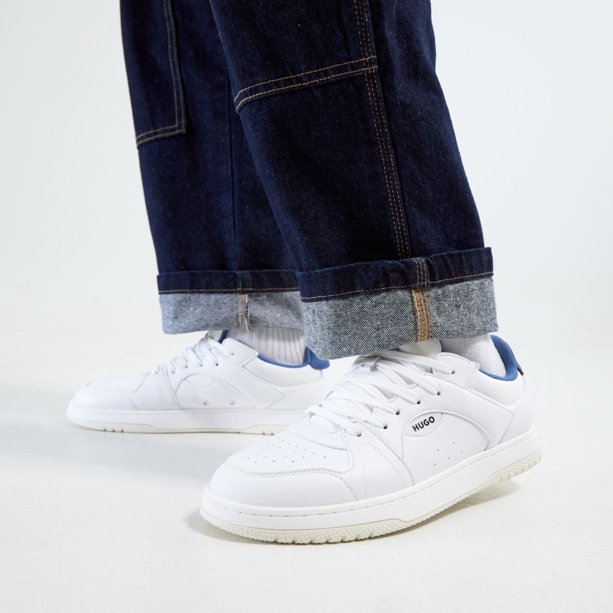 HUGO Hadrian in White Multi HUGO Hadrian 8