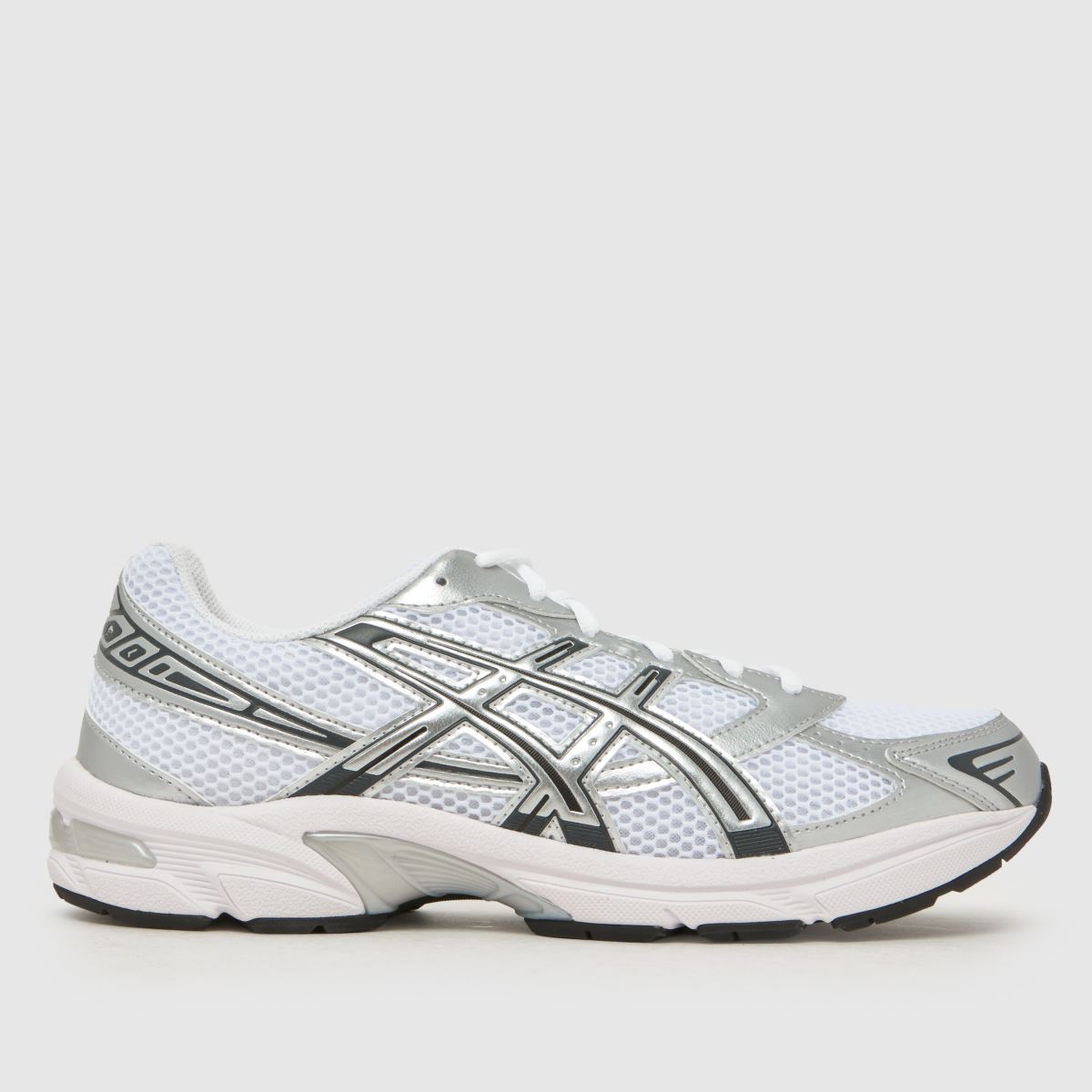 ASICS GEL-1130 Trainers in White & Silver