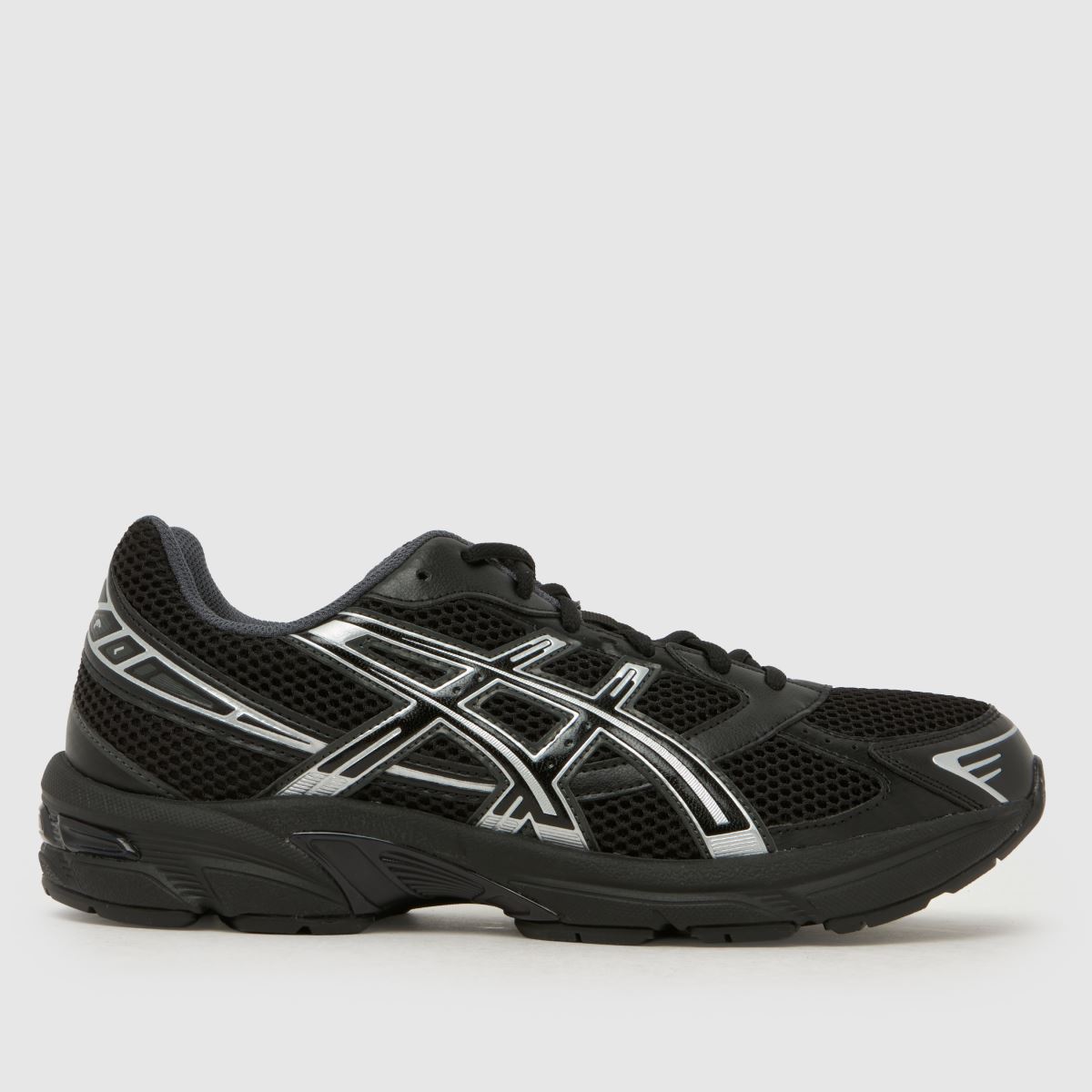 ASICS GEL-1130 Trainers in Black & Silver