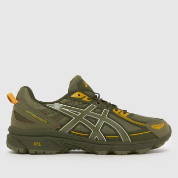ASICS Green Multi GEL-Venture 6 Mens Trainers