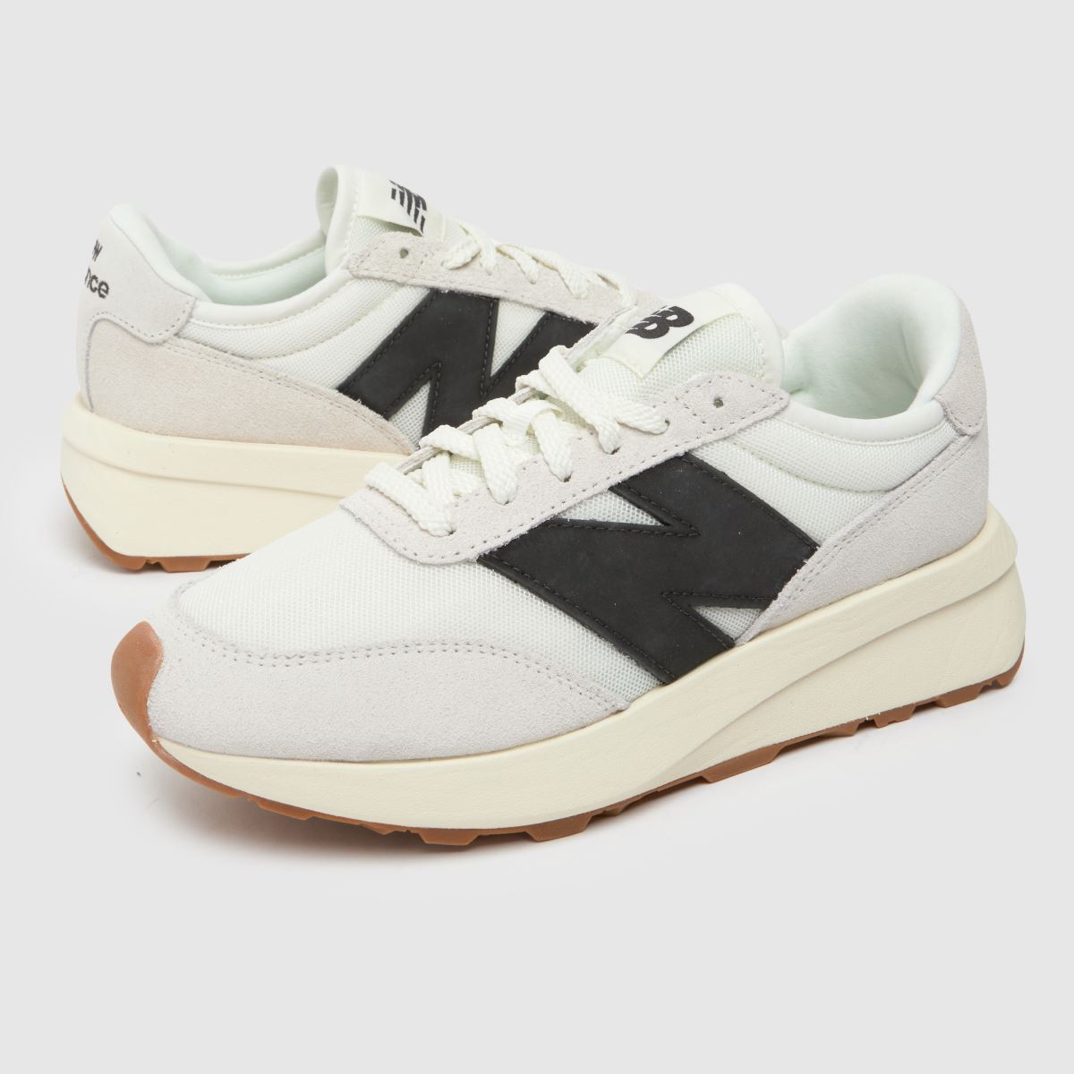 Herren New Balance Weiß-schwarz 370 Sneaker New Balance 370 7
