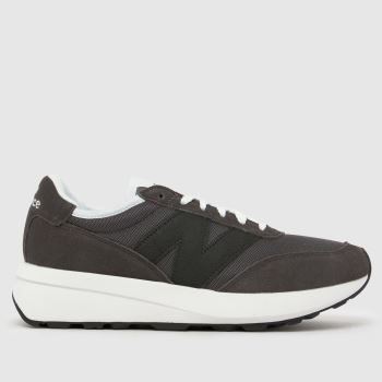 New Balance Black & White 370 Mens Trainers