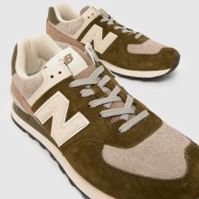 New Balance 574 in Khaki New Balance 574,3 of 4
