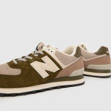 New Balance 574 in Khaki New Balance 574,4 of 4