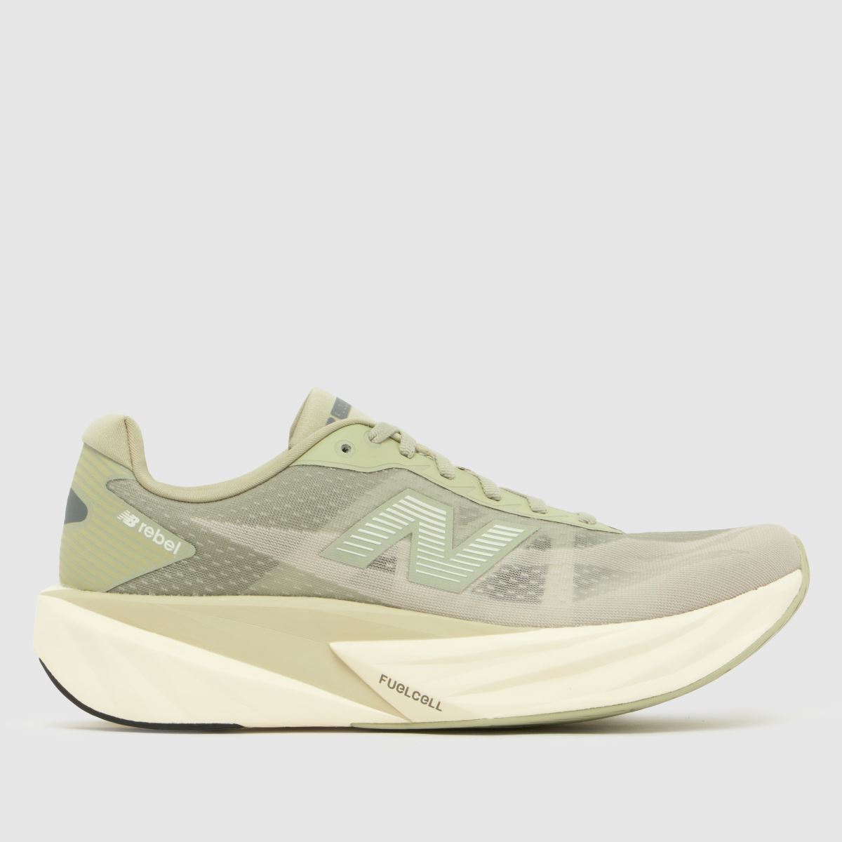 New Balance FuelCell Rebel V5 Trainers in Khaki