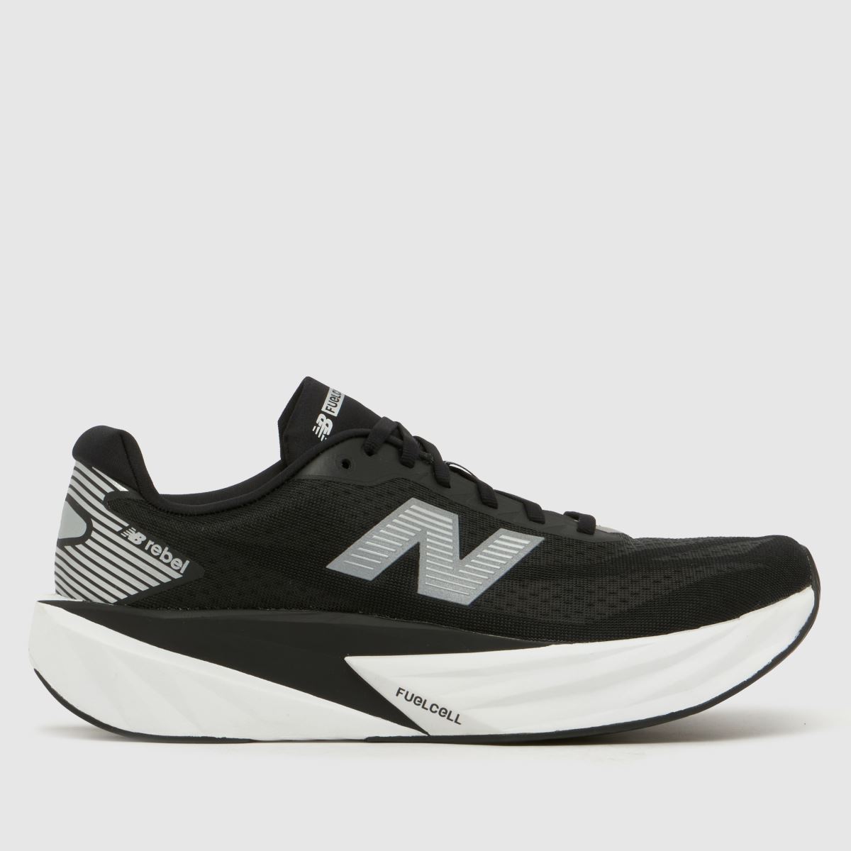 New Balance Fuelcell Rebel V5 Trainers in Black & White