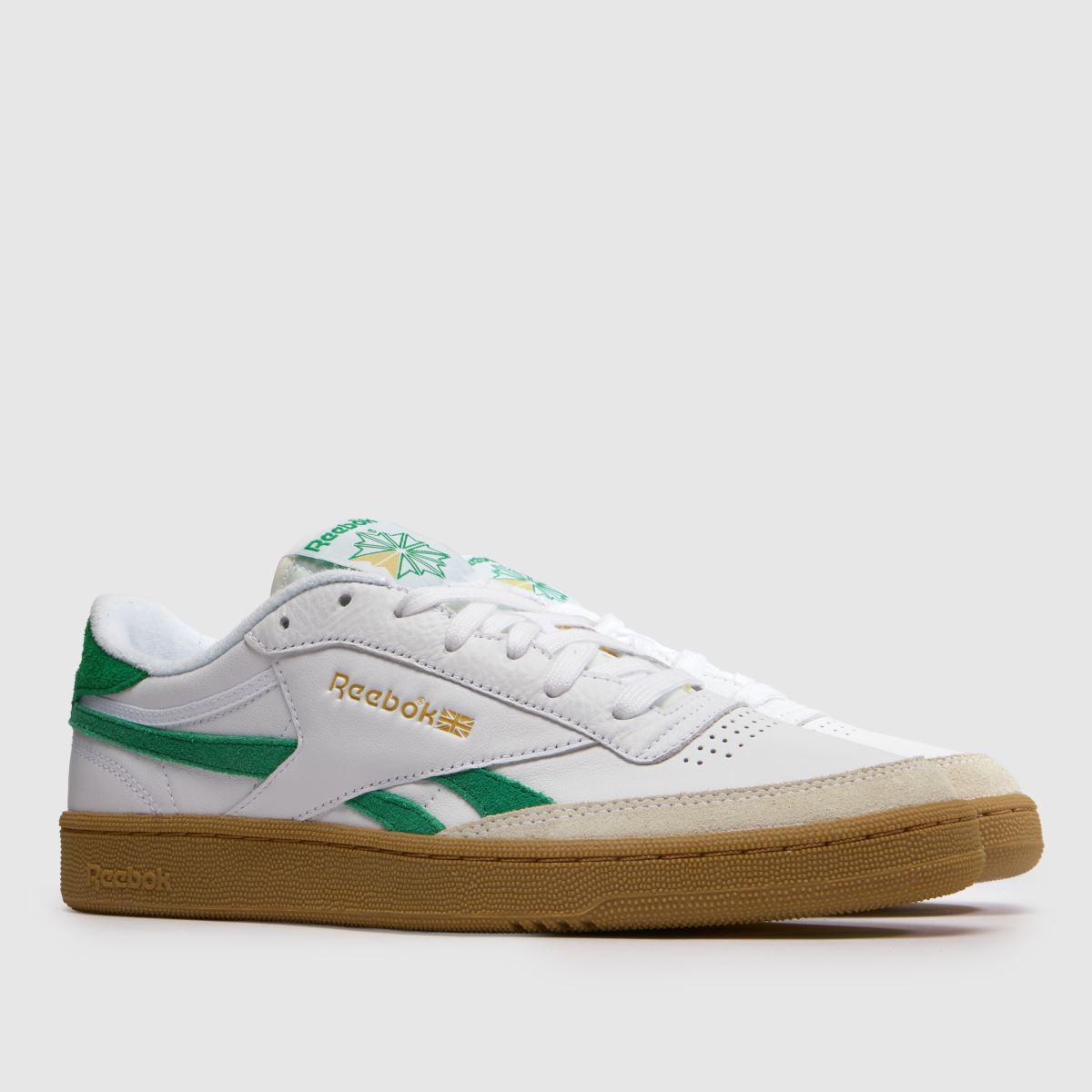 Reebok Club C Revenge in White & Green Reebok Club C Revenge 1
