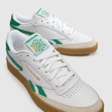 Reebok Club C Revenge in White & Green Reebok Club C Revenge,3 of 4