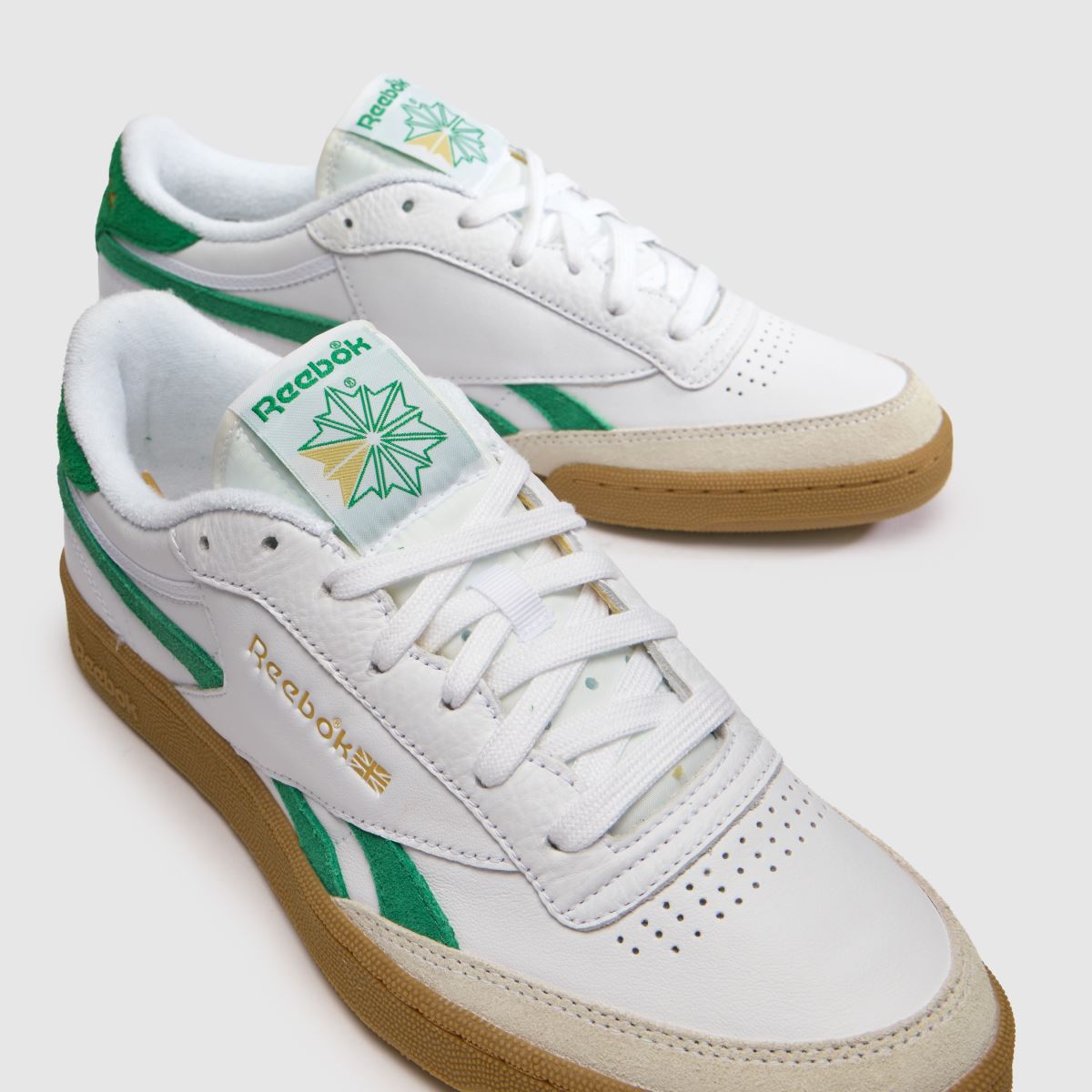 Reebok Club C Revenge in White & Green Reebok Club C Revenge 4