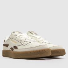 Reebok Club C Revenge in White & Brown Reebok Club C Revenge,2 of 4
