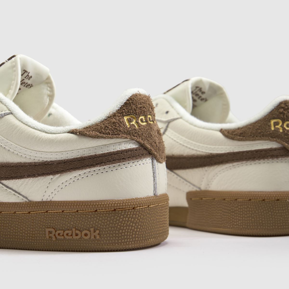 Reebok Club C Revenge in White & Brown Reebok Club C Revenge 7