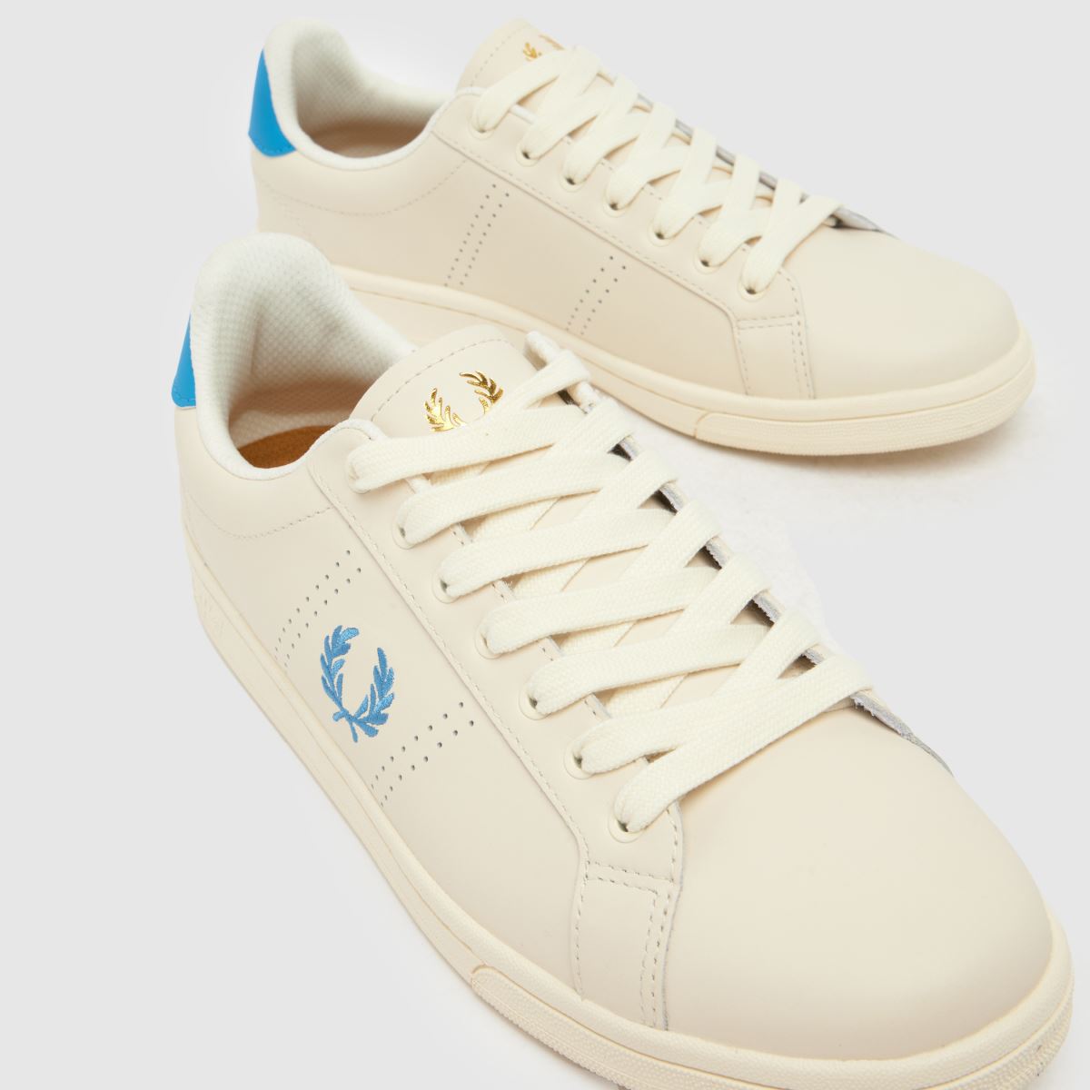 スニーカー FRED PERRY Men Sneakers White 1 B6312 T31 B71 - Black / Gold | Men's Footwear | Boots, Loafers