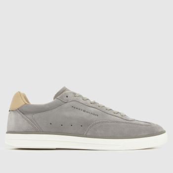 TOMMY HILFIGER Grey Lo Lux Suede Mens Trainers