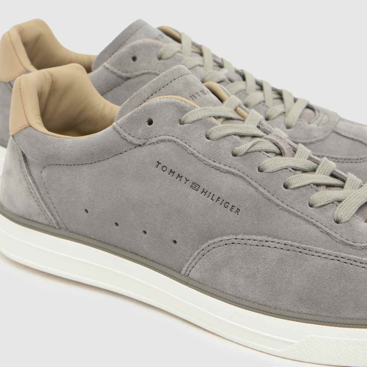 TOMMY HILFIGER Lo Lux Suede in Grey TOMMY HILFIGER Lo Lux Suede 4