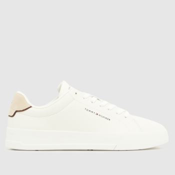 TOMMY HILFIGER White Court Mens Trainers