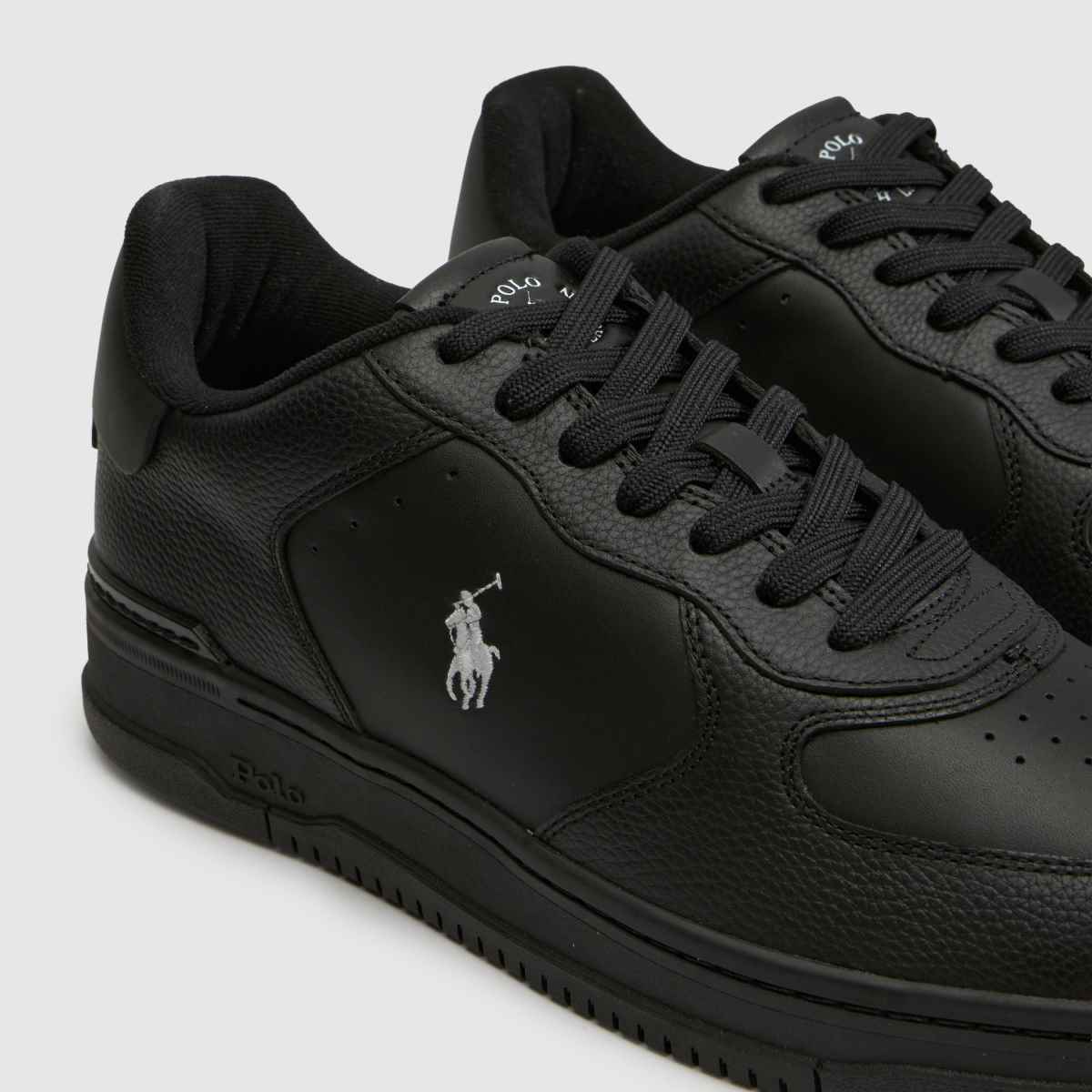 Polo Ralph Lauren Masters Court in Black Polo Ralph Lauren Masters Court 4